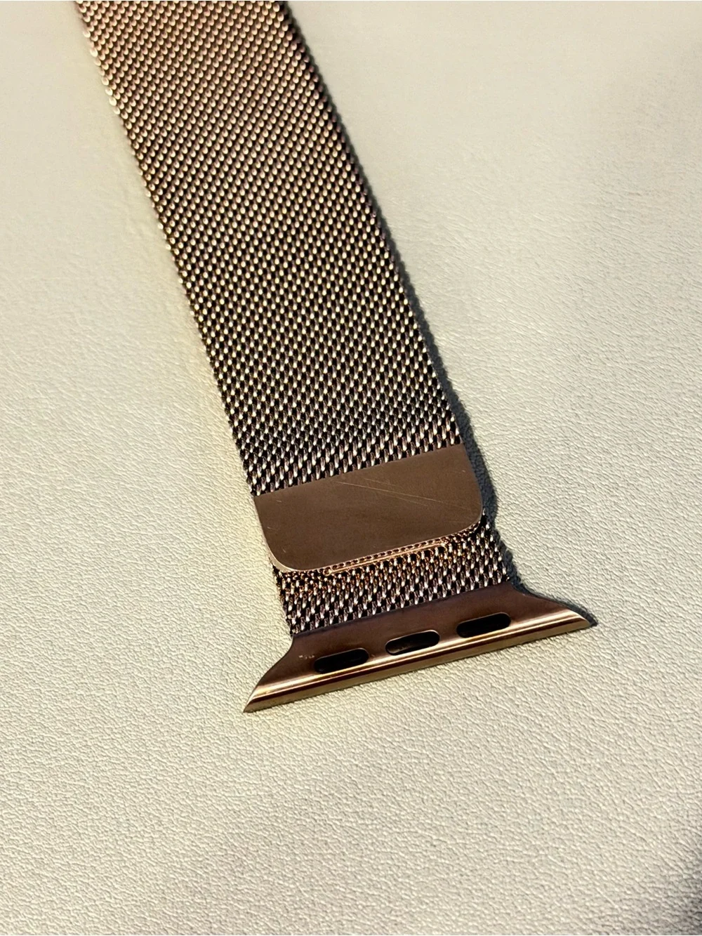 Genuine Apple Gold 45mm Milanese Loop - M/L
